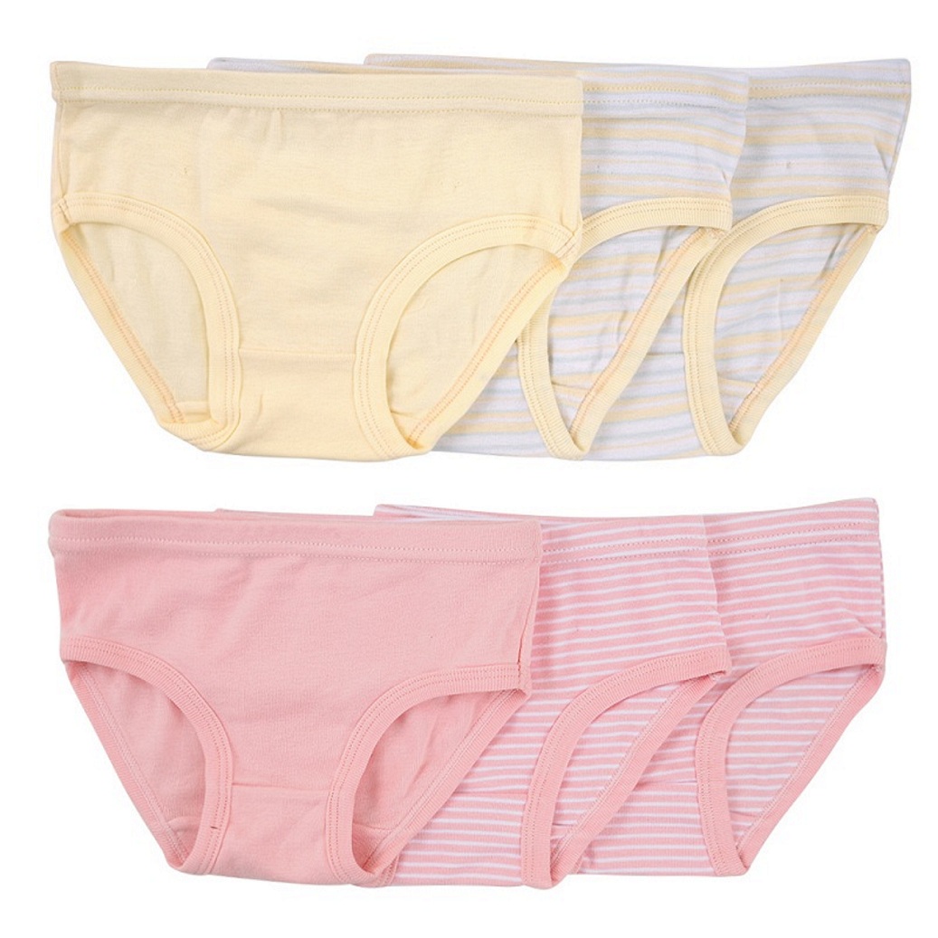 Packs Of 6 Little Girls Panties Underwear Assorted Styles Size 6